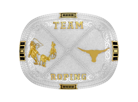 Fivela Country Masculina Team Roping Tam. G - 12865F