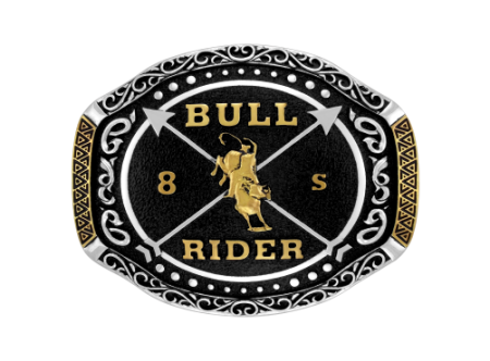 Fivela Country Masculina Touro Bull Rider 8S Tam.G - 12866FJ