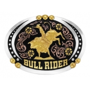 Fivela Country Masculina Touro Bull Rider Tam Eg - 9054fj Pdc