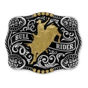 Fivela Country Masculina Touro Bull Rider - Tam M - 12144fj Pd