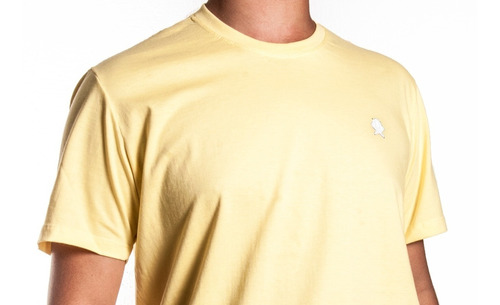 Camiseta Masculina Básica Amarela Ox Horns - Ref8003
