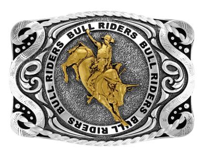 Fivela Country Masculina Touro Bull Riders Tam. EG - 12286FE