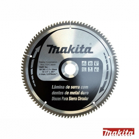 Disco de Serra 100 Dentes 260mm Madeira Makita - B-19342