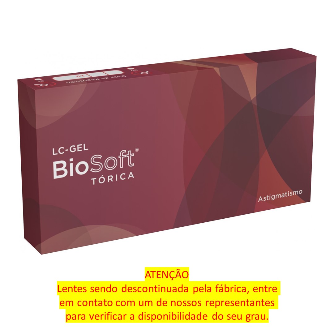 Lentes de Contato Biosoft Tórica  - Biolens - Lentes de Contato