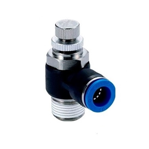Regulador de Fluxo R1/4" x 10 mm  - Canal da Indústria | Componentes Industriais