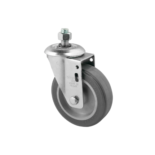 Rodízio Giratório 3" (75 mm) Roda PVC 312 BP - Fixação por Parafuso  - Canal da Indústria | Componentes Industriais
