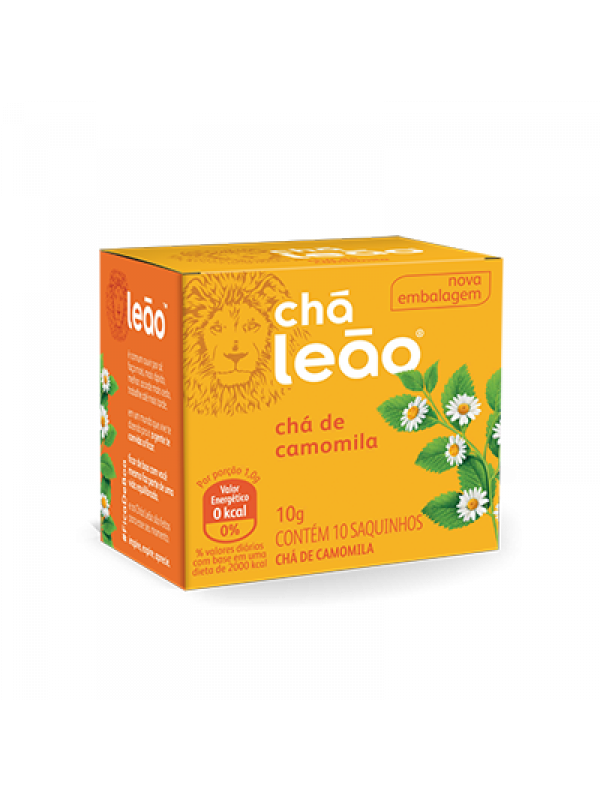 Chá Leão Ervas - Camomila - 10 Sachês