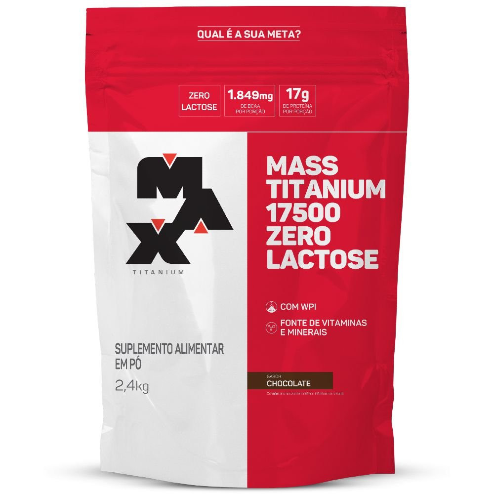 Mass Titanium 17500 ZERO LACTOSE 2,4kg - Max TitaniumChocolate