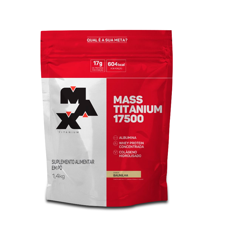Mass Titanium Refil 1,4Kg - Max TitaniumBaunilha
