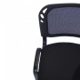 Kit com 8 Cadeiras Secretária em Tela Mesh PEL-304SM Pretas Empilháveis