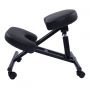 Cadeira de Massagem Shiatsu Pelegrin PEL-1440 em Couro PU Preta