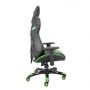 Cadeira Gamer Giratória Regulável Reclinável + Braço com ajuste de altura + Sistema Relax Verde Victory - at.home
