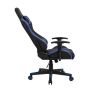 Cadeira Gamer Pelegrin em Couro PU Reclinável PEL-3019 Preta e Azul