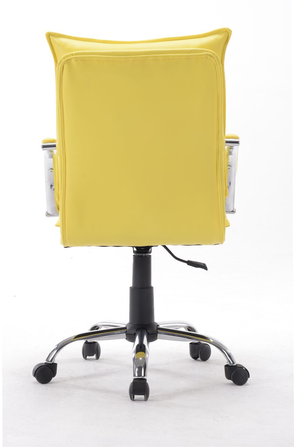 Cadeira Diretor em Couro PU Amarela Pelegrin PEL-280