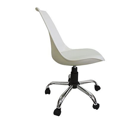 Kit 2 Cadeiras em ABS Pelegrin PEL-C032A Branca Design Eames 