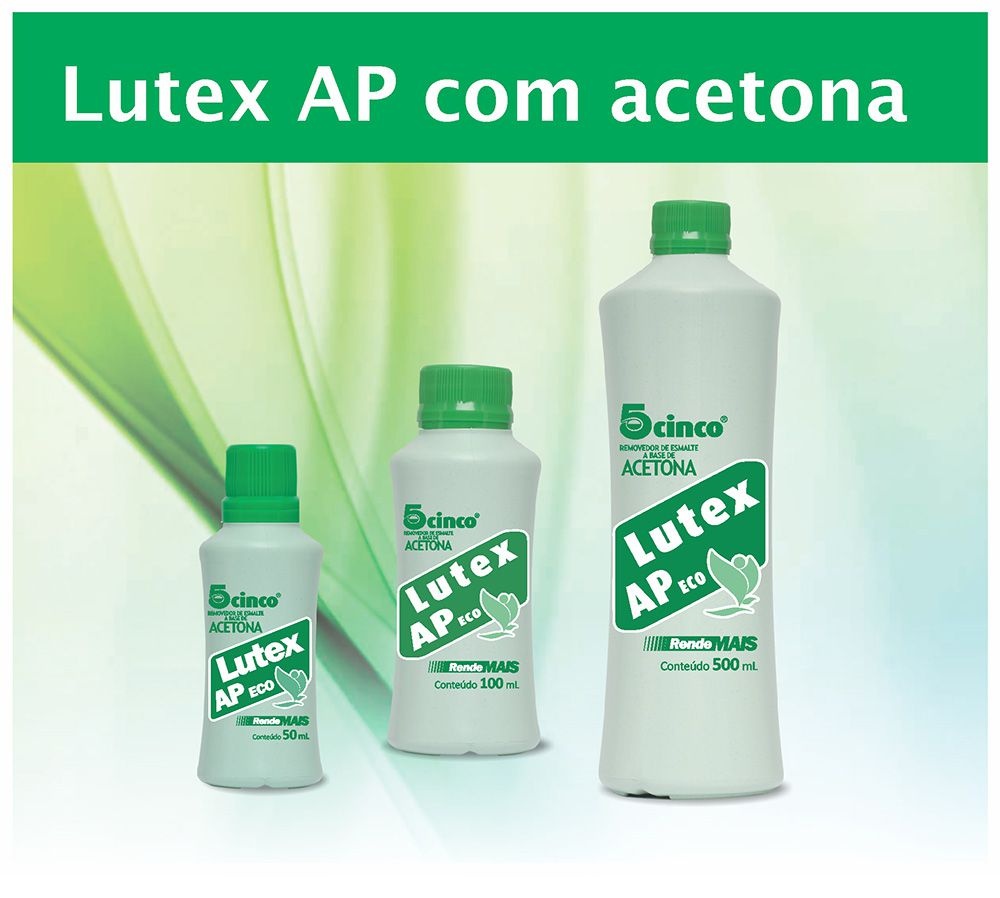 Removedor de esmalte Lutex 5Cinco profissional 500 ml