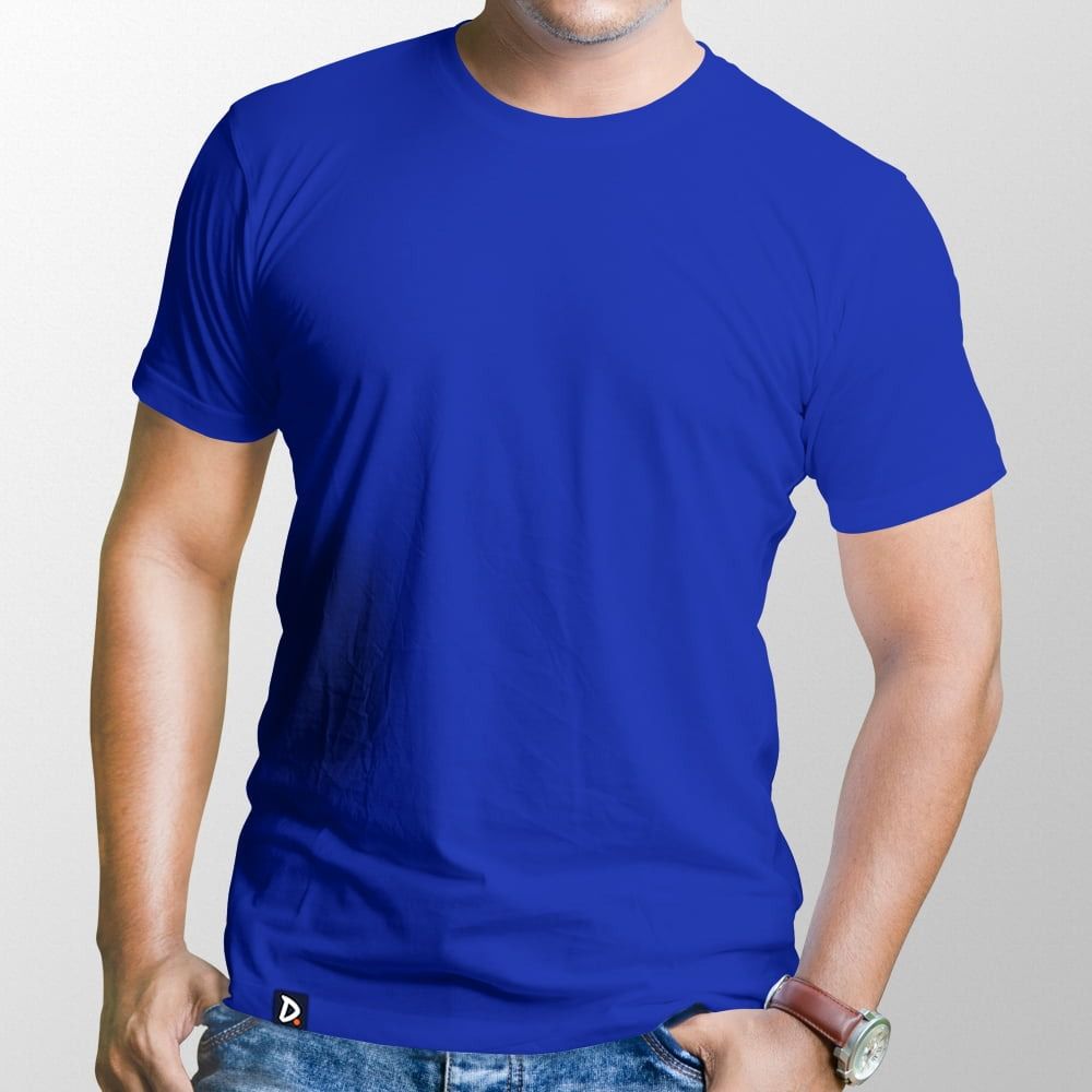 Camiseta azul royal
