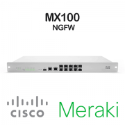 Cisco Meraki MX100<p>SD-Wan e Segurança de Rede para até 500 usuários, throughput máx 500bps?</p>