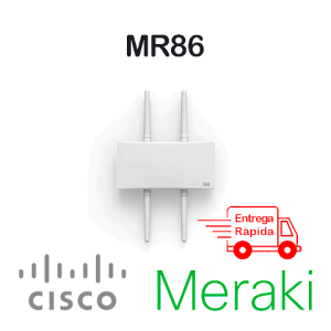 Cisco Meraki MR86<p>Access Point Wi-Fi 6 gerenciado na nuvem com antenas externas, até 3.55Gbps</p> - Foto 0