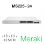Cisco Meraki MS225-24<p>Switch 24 Portas Gigabit + 4 portas 10G SFP+ uplink, Layer 3, Gerenciado na nuvem, Empilha até 8 switches</p><p>Preços apenas para Referencia, Consulte nossos Especialistas</p> - Foto 0
