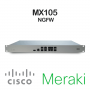 Cisco Meraki MX105<p>SD-Wan e Segurança de Rede para até 1000 usuários, throughput máx 1Gbps</p> - Foto 0
