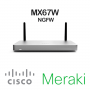 Cisco Meraki MX67W<p>Firewall Next Generation (NGFW), throughput máx 450Mbps* + Wi-Fi 5 1.2Gbps dual-band</p> - Foto 0