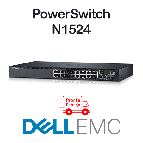 Dell EMC PowerSwitch N1524<p>Switch 24 Portas</p> - Foto 0