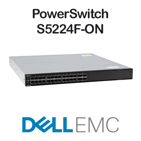 Dell EMC PowerSwitch S5224F<p>Switch 24 Portas</p> - Foto 1