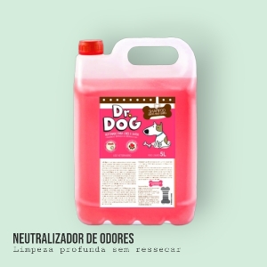 Shampoo Caes e Gatos Dr. Dog Pré Lavagem Neutralizador Maus Odores Hipoalergenico 5L