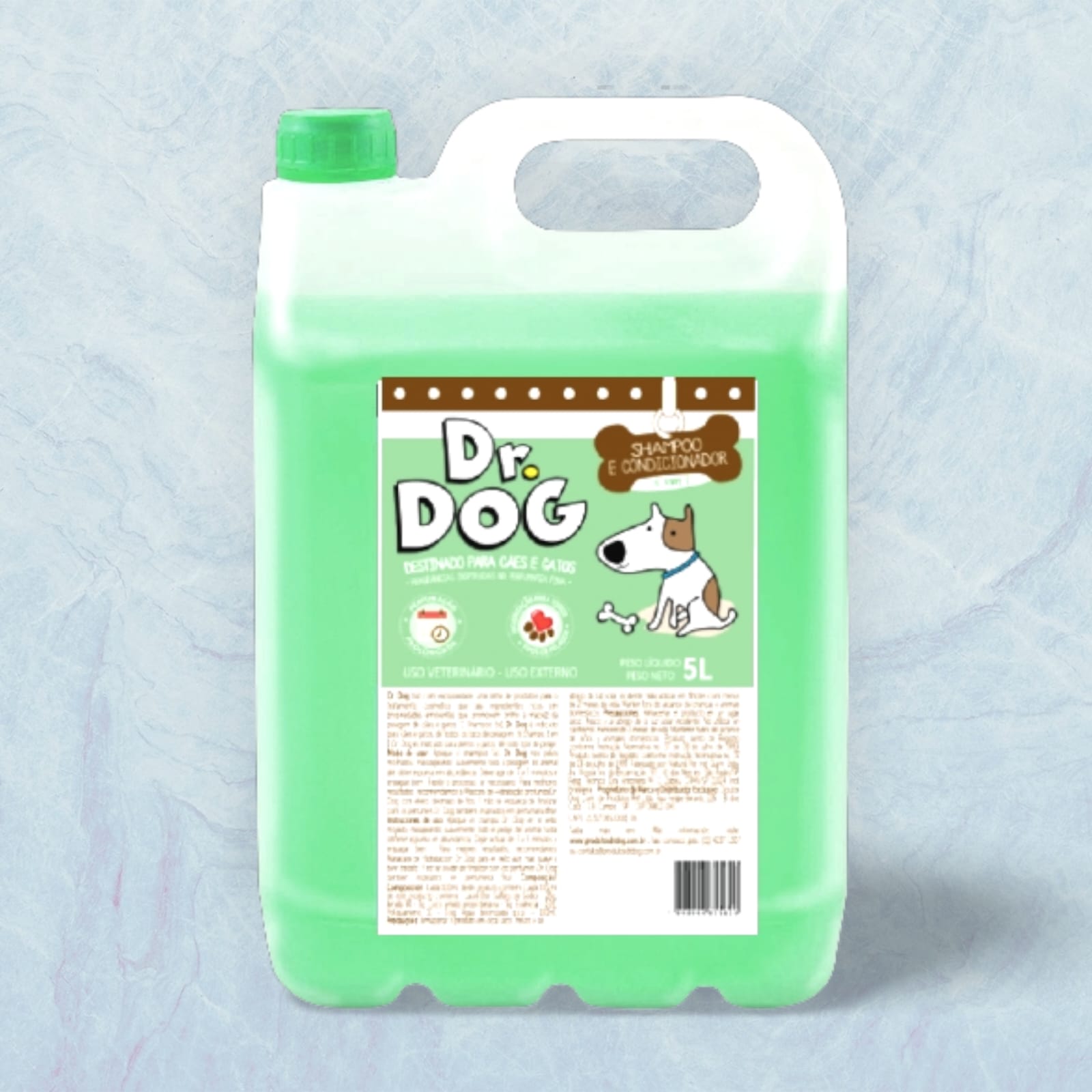 Shampoo & condicionador Cães Gatos Dr. Dog 5L pele sensível
