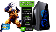PC Gamer - Placa Mãe H410-M Core i3 10100F SSD 240GB GT 710 2GB DDR4 8GB 2666MHz