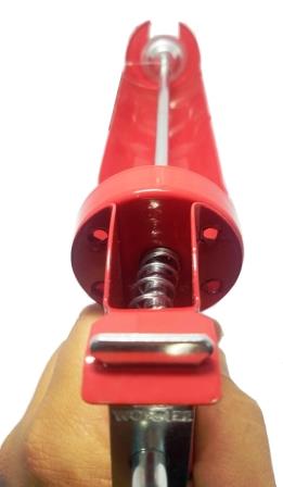 Pistola aplicadora de silicone aço pintura eletrostatica - Loja da Borracha