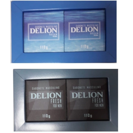 Kit Delion Fresh /Ocean sabonete masculino For Men c/ 2un