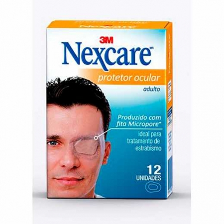 Protetor Ocular 3M Nexcare Adulto - 12 unidades