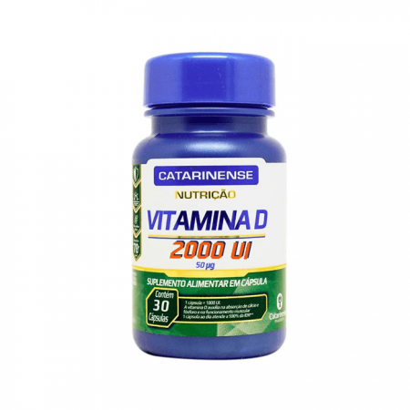 Vitamina D 2000 UI 30 cápsulas Catarinense
