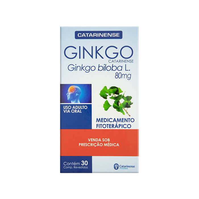 Ginkgo Catarinense 80mg 30 comprimidos