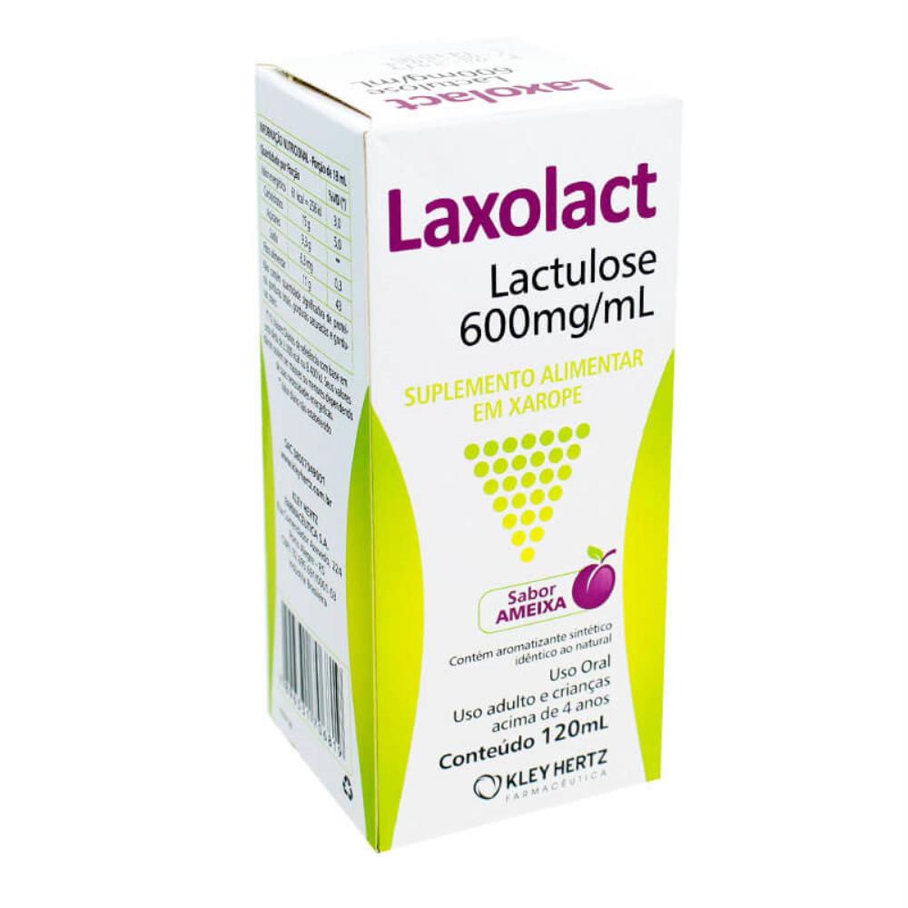 Lactulose Laxolact sabor Ameixa 120ml Kley Hertz