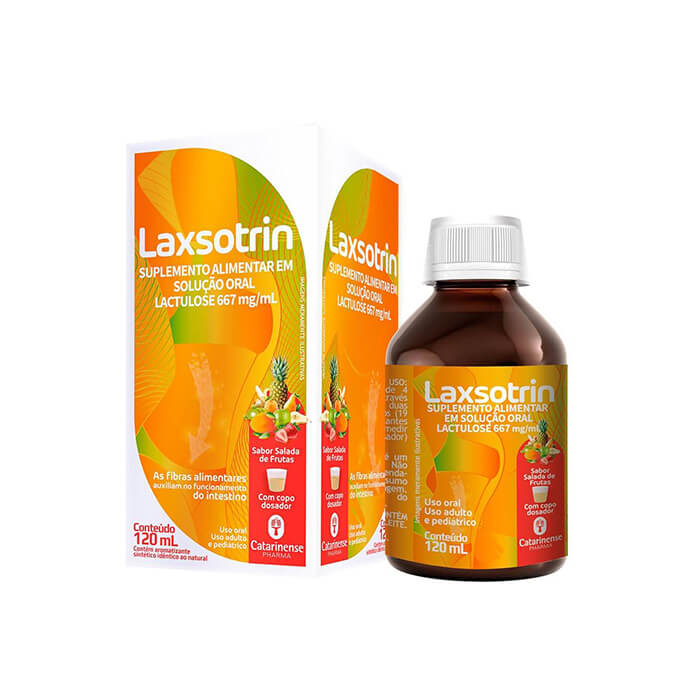 Laxsotrin Salada de Frutas 120ml - Solução oral Lactulose