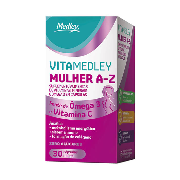 VitaMedley Mulher com 30 cápsulas gel mole