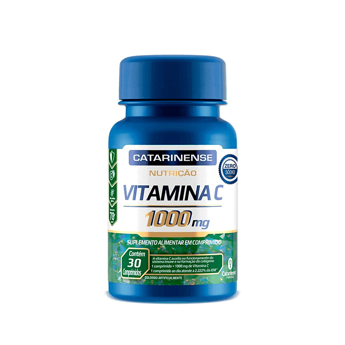 Vitamina C 1000mg 30 comprimidos Catarinense