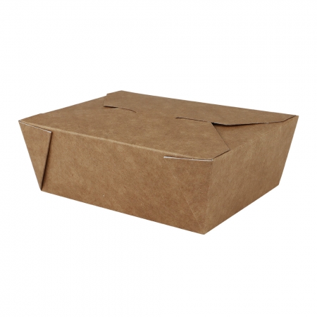 Box Kraft para Delivery Cx c/ 75 unids 650ml Montada