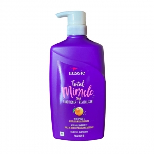 Aussie Total Miracle 7 em 1 kit Shampoo 778ml + Condicionador 778ml - Foto 2
