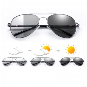 Óculos de sol polarizado masculino vintage uv400