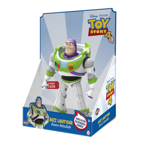 Boneco Buzz Lightyear Articulado Toy Story Toyng