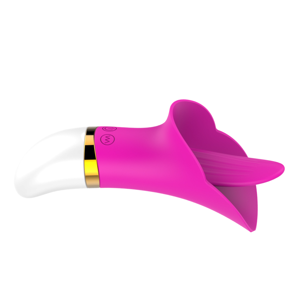 Vibrador estimulador clitoriano em formato de língua