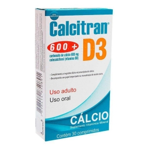 CALCITRAN D-3 COM 30 COMPRIMIDOS