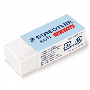 Borracha Staedtler Soft Macio Dust Free com 2 unidades 526S30BK2C