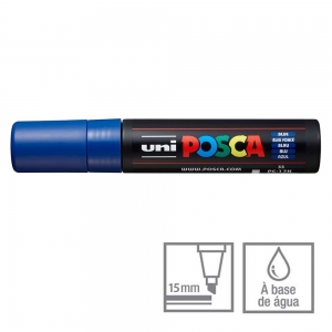 Caneta Posca Marcador Uni-Ball PC-17K Azul 33