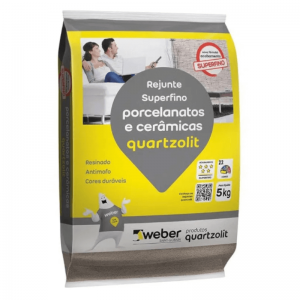 Rejunte Superfino para Porcelanatos e Cerâmicas - Quartzolit (5Kg)