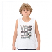 Camisa Infantil Vasco Da Gama Regata Oficial Sigma Braziline
